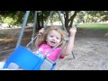 Little Girl Kid Swinging At Snows Cut Park Push Me Higher Wilmington NC