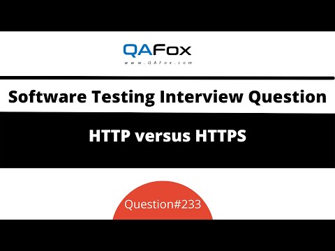 What Is The Difference Between Http And Https Software Testing Interview Question 233