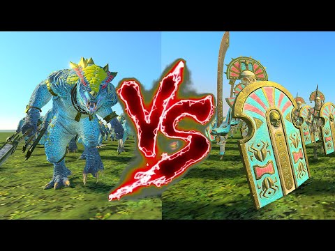 Saurus Warriors VS Tomb Guard. Total War Warhammer 3