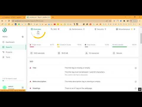 Reports and Tools in PHP Application Projects