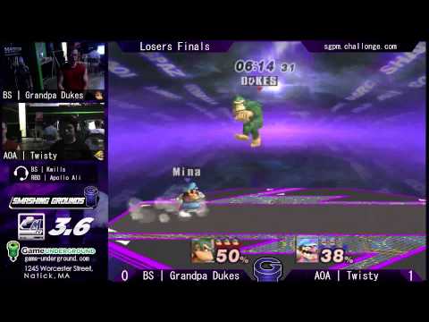 I Can't Believe It's Not Melee! What a Twist! LF - AOA | Twisty (Wario) vs BS | GrandpaDukes (DK)
