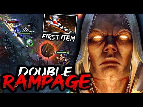 Pro Invoker with Double Rampage!!! First item Rod of Atos (Dota 2 Invoker Gameplay)