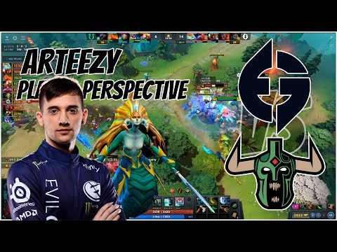 Arteezy [Naga Siren] Player perspective - Evil Geniuses VS Undying #arteezy #DPC
