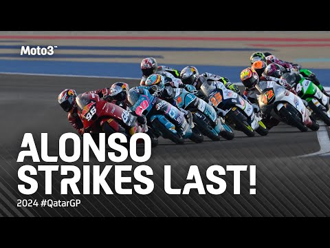 The nail-biting Moto3™ last lap at Lusail 🤯 | 2024 #QatarGP
