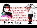 Price Tag - Jessie J ft. B.o.B. - Lyrics On Screen ...