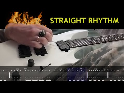 Metal Straight Rhythm Workout: Your Picking Hand Will Burn!