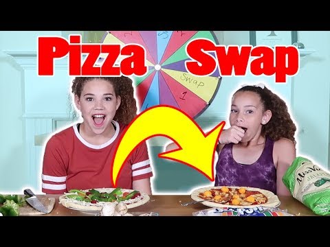 Mystery Wheel of Pizza SWITCH UP! (Madison vs Olivia)