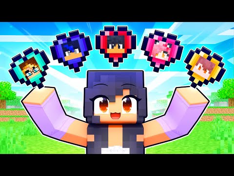 Making my FRIENDS into HEARTS in Minecraft!