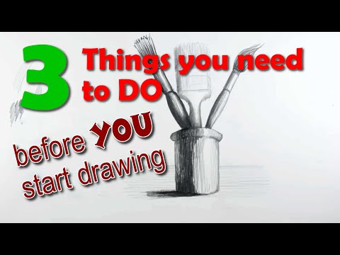 Starting to Draw? Three Proven Things to Do before Drawing Still Life - PART 4