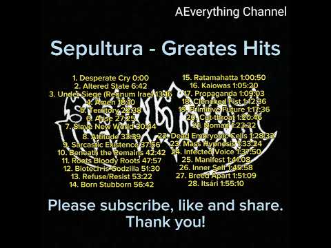 Sepultura - Greatest Hits (The Very Best of Sepultura)