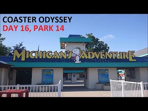 Michigan's Adventure is a Great Park - My 300th Coaster Credit on Shivering Timbers