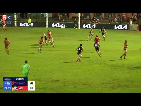 Rd 8 SANFL Snapshot - Norwood's Matthew Panos kicks the match-winner