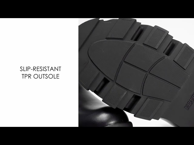 Vídeo relacionado con DREAM PAIRS Botas de Agua Mujer Chelsea Zapatos de Lluvia Impermeable Wellington Botines de Goma de Moda Flexible y Antideslizante,Size 39,Negro,SDRB2201W-E