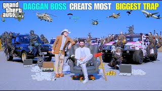 DAGGAN BOSS CREATS A MOST DENGUROUS TRAP AND KILL UNDER WATER MAFIA ! GTA5 GAMEPLAY CINEMATIC