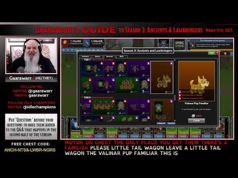 Gaarawarr’s Guide to Season 3 Ancients & Lawbringers