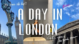 London VLOG| はじめて1人おでかけした日🧸ロンドンバスでお散歩 | 大英博物館 | ロイヤルオペラ 