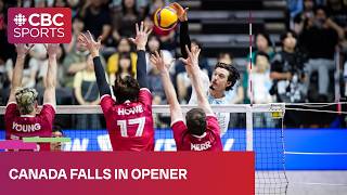 Canada drops opening match to Argentina at Volleyball Nations League in Osaka