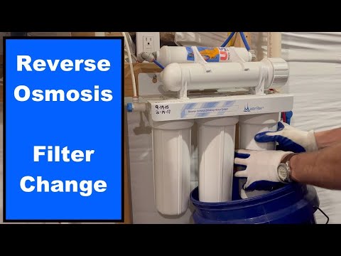 Reverse Osmosis Filter Change