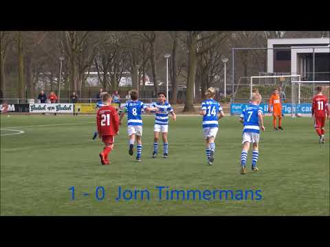 De Graafschap JO11 - Almere City JO11 2de wedstrijd 8 april 2018