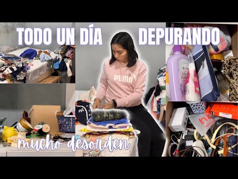 TODO UN DÍA LIMPIANDO, DEPURANDO Y ORGANIZANDO UN CUARTO PEQUEÑO✨| Donaji Noguez