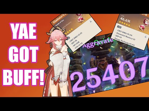 Yae Miko is insanely good with Quicken & Aggravate