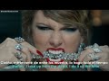 Taylor Swift - Look What You Made Me Do // Lyrics + Español // Video Official