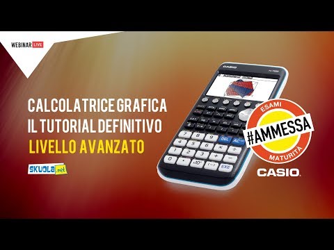 Calcolatrice grafica alla Maturità 2019: Livello Avanzato