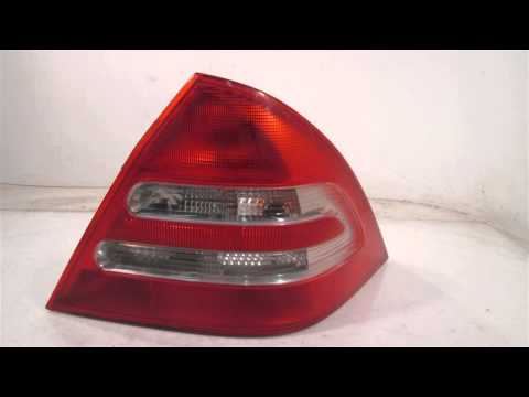 2003 Mercedes C240 Tail Light / Rear Lamp RR GOOD SHAPE 203TYPE - mbiparts.com Used OEM Merce... OEM