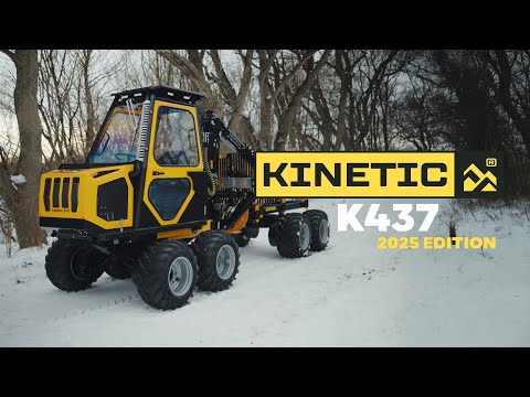 Kinetic K437 | mini-forwarder 2025 edition #forestryequipment