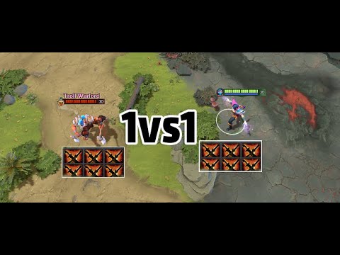 Troll Warlord Vs Templar Assassin Level 30 Max With 6 Sang And Yasha How Will Win ? #Dota2 #Troll