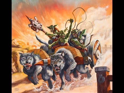 Games workshop warhammer fantasy goblin wolf chariot
