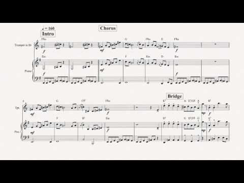 Trumpet - The Munsters - Theme Song - Sheet Music, Chords, & Vocals