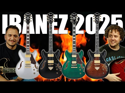 2025 Ibanez Artcore guitars | Tones, specs and opinions with Krenar Cilku! Hollow body shootout