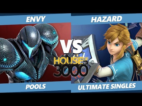 Smash Ultimate Tournament - Hazard (Link) Vs. Envy (Dark Samus) SSBU Xeno 163 Pools