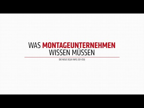 Thomas erklärt, was Monteure jetzt, in Bezug auf die neue DGUV, wissen müssen