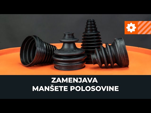 Oglejte si video vodič, kako zamenjati Manšeta Polosovine na MAZDA 5