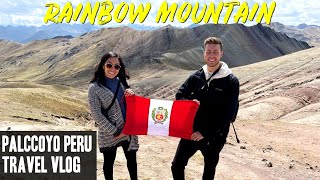 Hiking The Incredible Rainbow Mountain (Palccoyo) | Peru Travel Vlog 2023