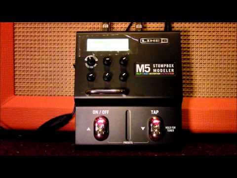 Line 6 M5 Demo - Distortions (part 1 - distortions/fuzz)