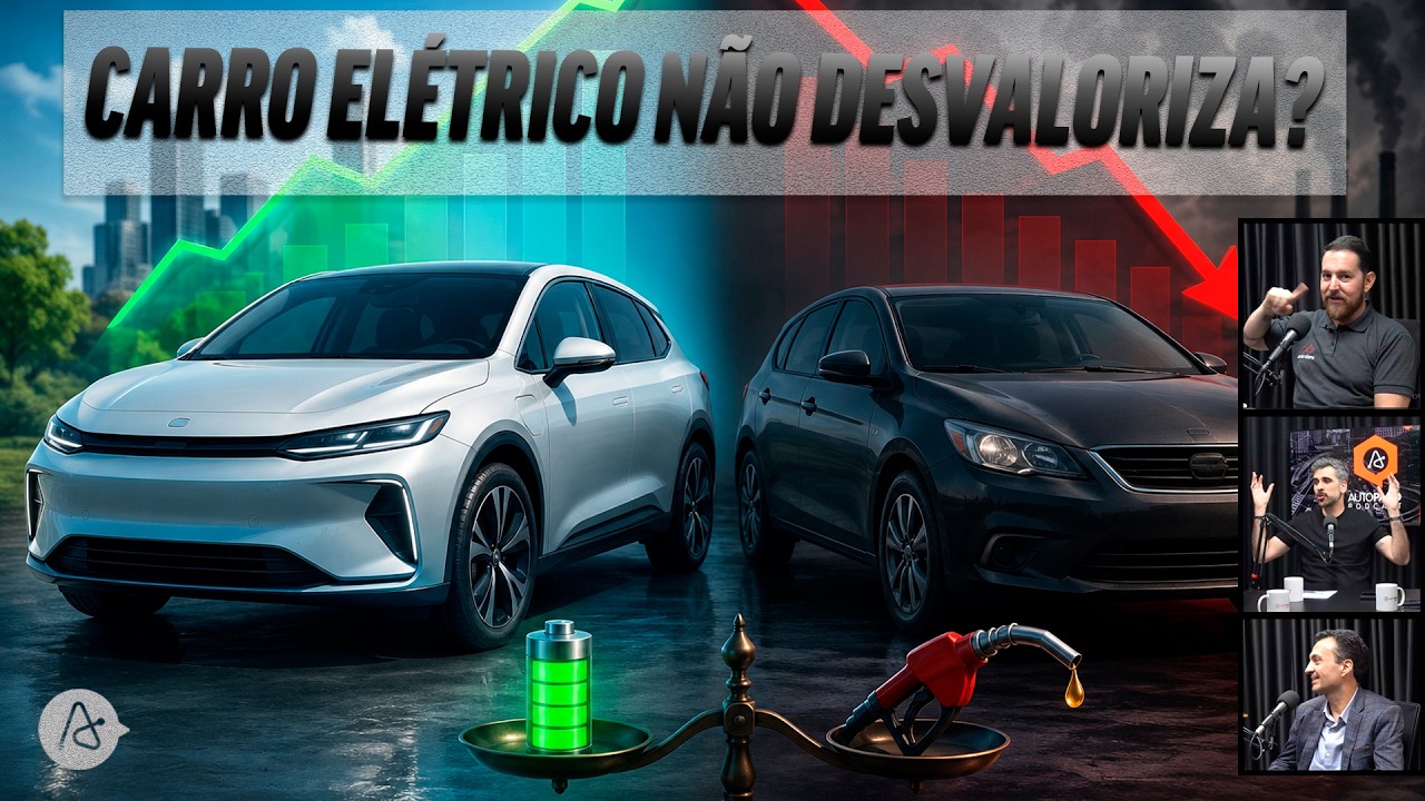 SABIA QUE CARRO ELÉTRICO JÁ DESVALORIZA MENOS QUE AUTOMÓVEL A COMBUSTÃO?