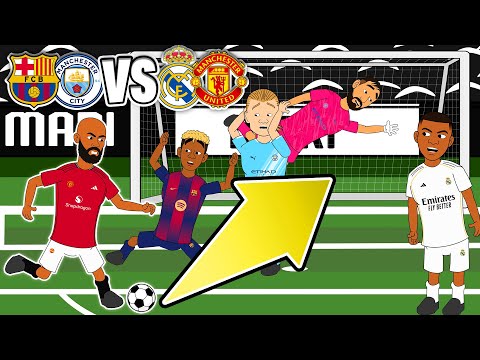 Real Madrid & Manchester United vs Barcelona & Manchester City [Episode 4]