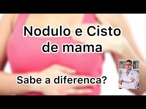 Cisto e nódulo na mama... Sabe a diferença??