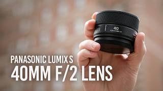 NEW Panasonic LUMIX S 40mm f/2 Lens