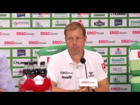 Pressekonferenz nach dem 5:1-Derbysieg gegen den 1. FC Nürnberg