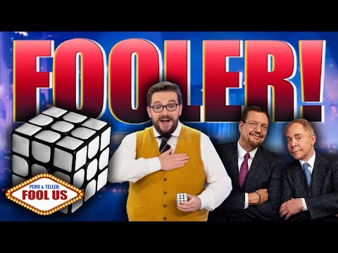 Tom Crosbie: PENN & TELLER FOOLED by White Rubik’s Cube & Pure Skill! (Full FOOL US Performance)