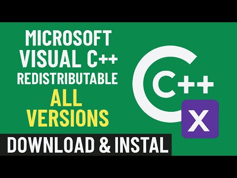 Microsoft Visual C++ Redistributable All Versions Download & Install Tutorial