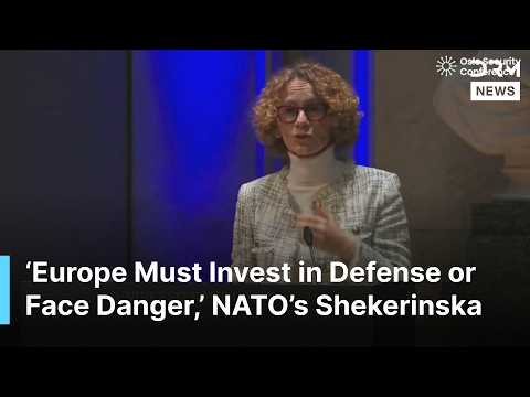 "More Firepower, More Unity," NATO’s Shekerinska on Strengthening EU Against Growing U.S. Threats