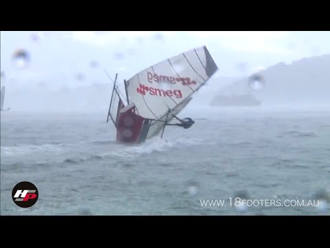 18ft Skiff Highlights 2014 - Crashes and fast rides