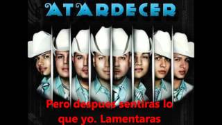 (Letra )Mienteme - Conjunto Atardecer