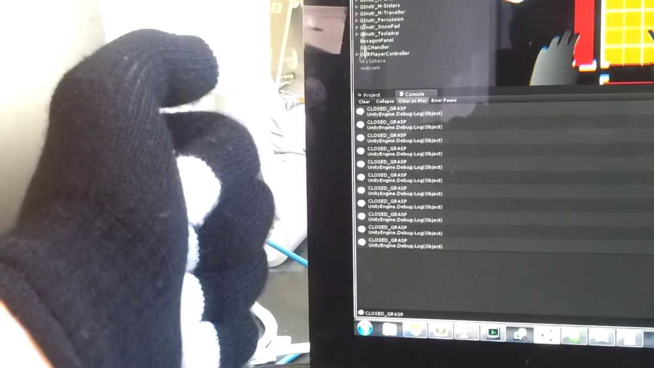 VR Glove RBF gestures