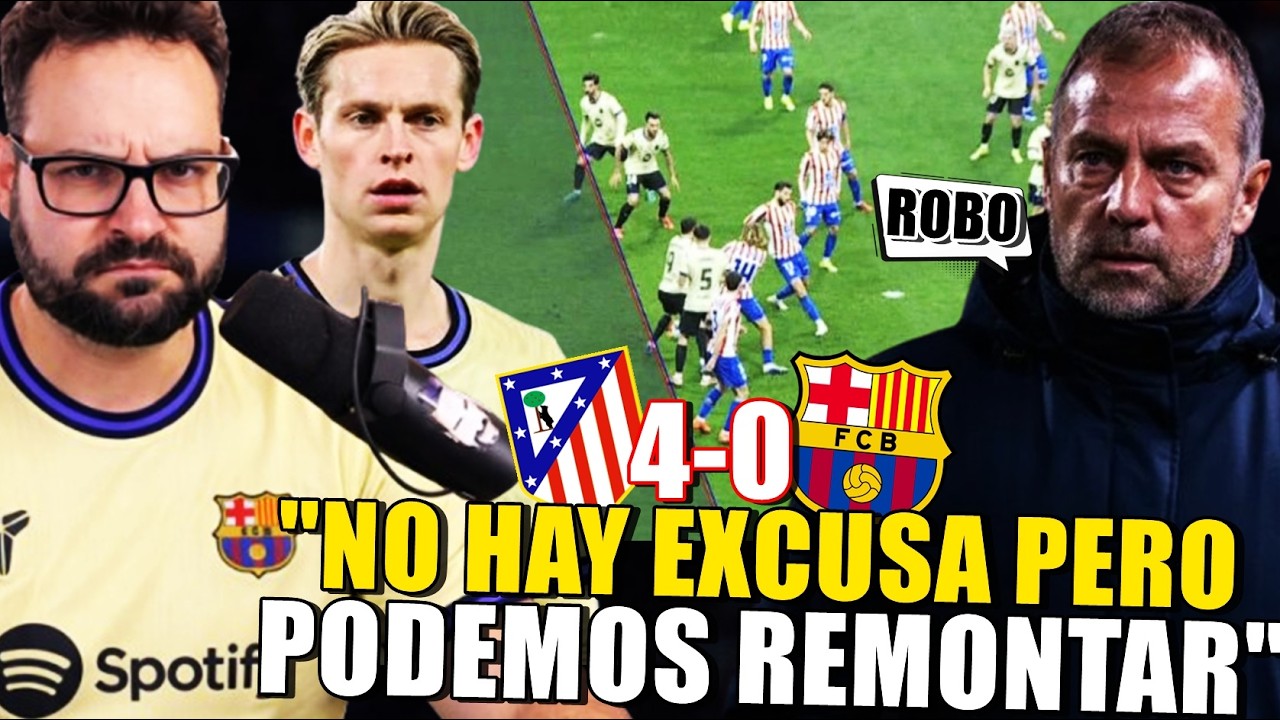 💥FLICK: "NO HAY EXCUSA pero PODEMOS REMONTAR" ¡El BARÇA EXPLOTA por el ARBITRAJE! POST-PARTIDO
